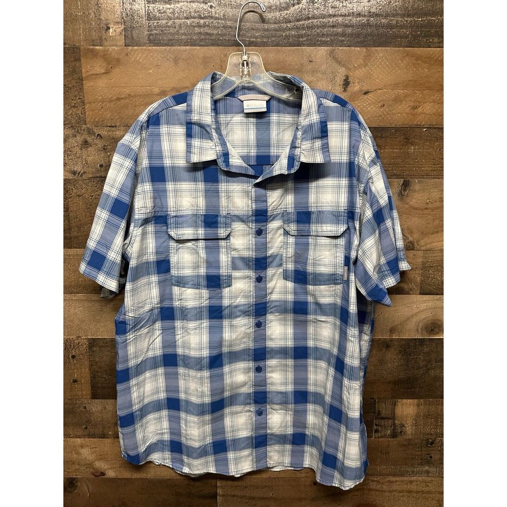 Columbia Men's Short Sleeve Button Up Size‎ X-Large